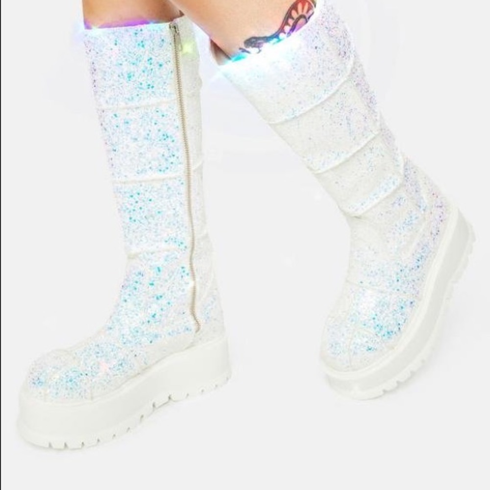 Glitter Moon Boots ✨ by Demonia